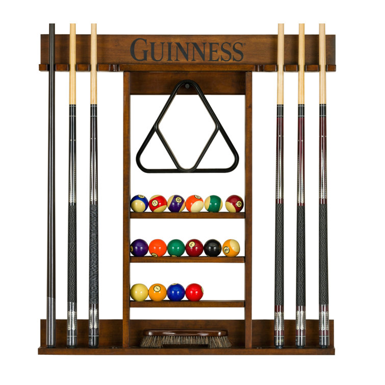 American Heritage Guinness Pool Table Wall Cue Rack & Reviews Wayfair